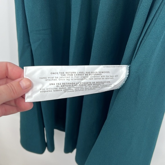 Dress The Population Dress Womens Medium Pine Green Catalina Cocktail Fit Flare - Picture 4 of 12